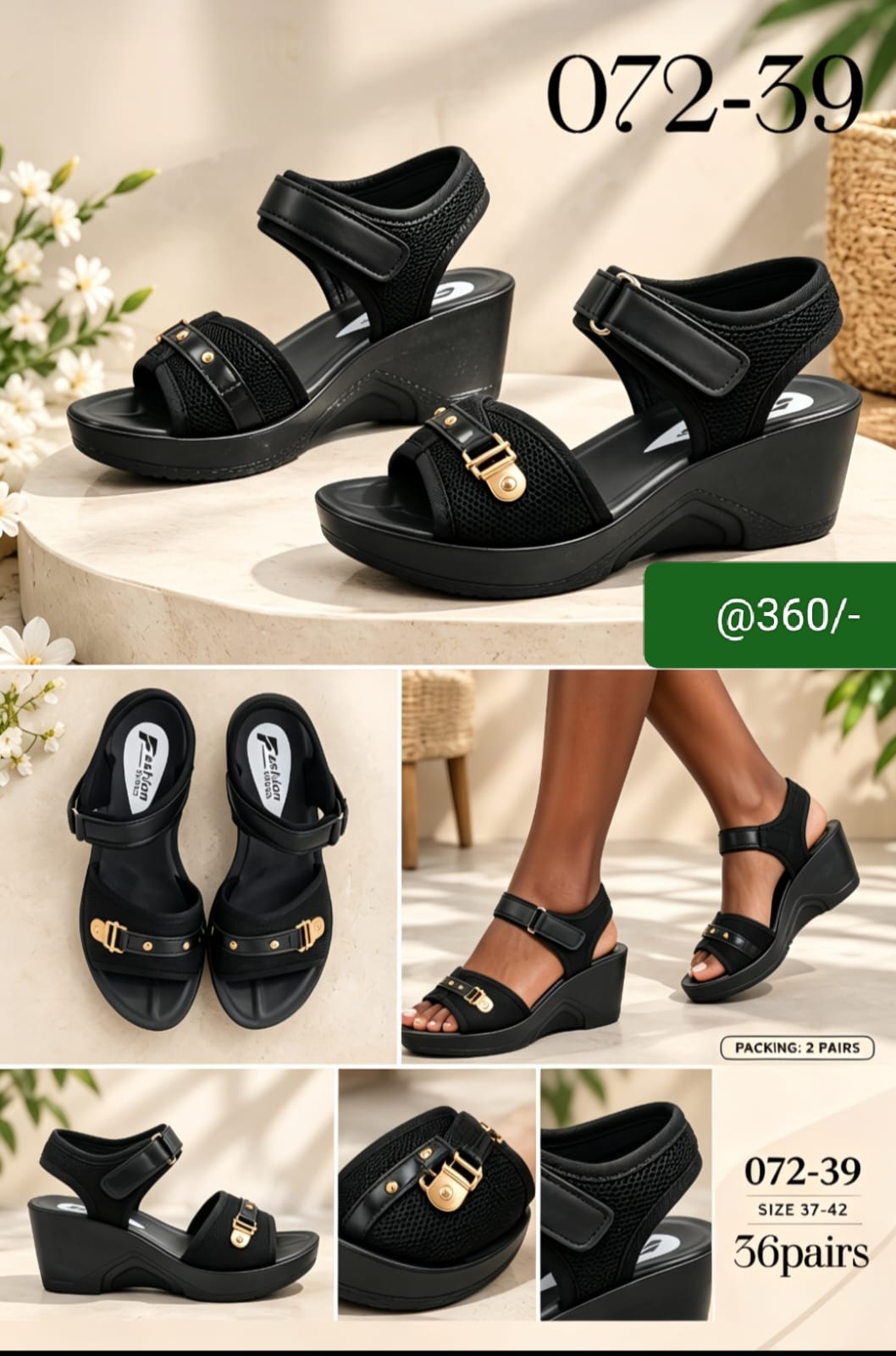 Ladies open shoes