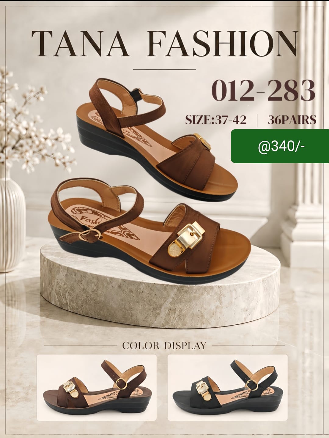 Ladies open shoes
