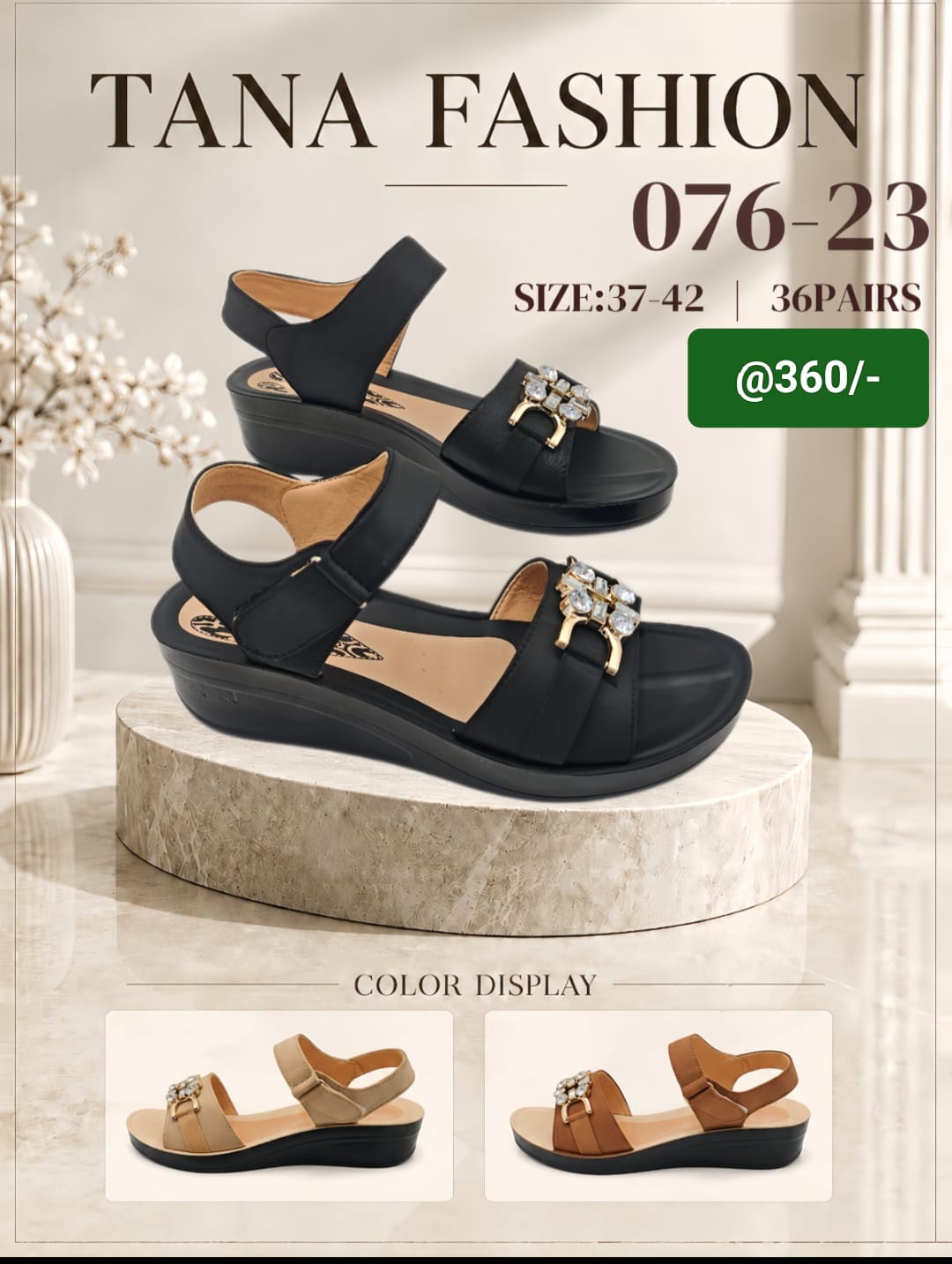 Ladies open shoes