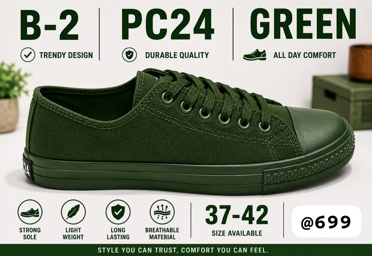 B2 Green Converse