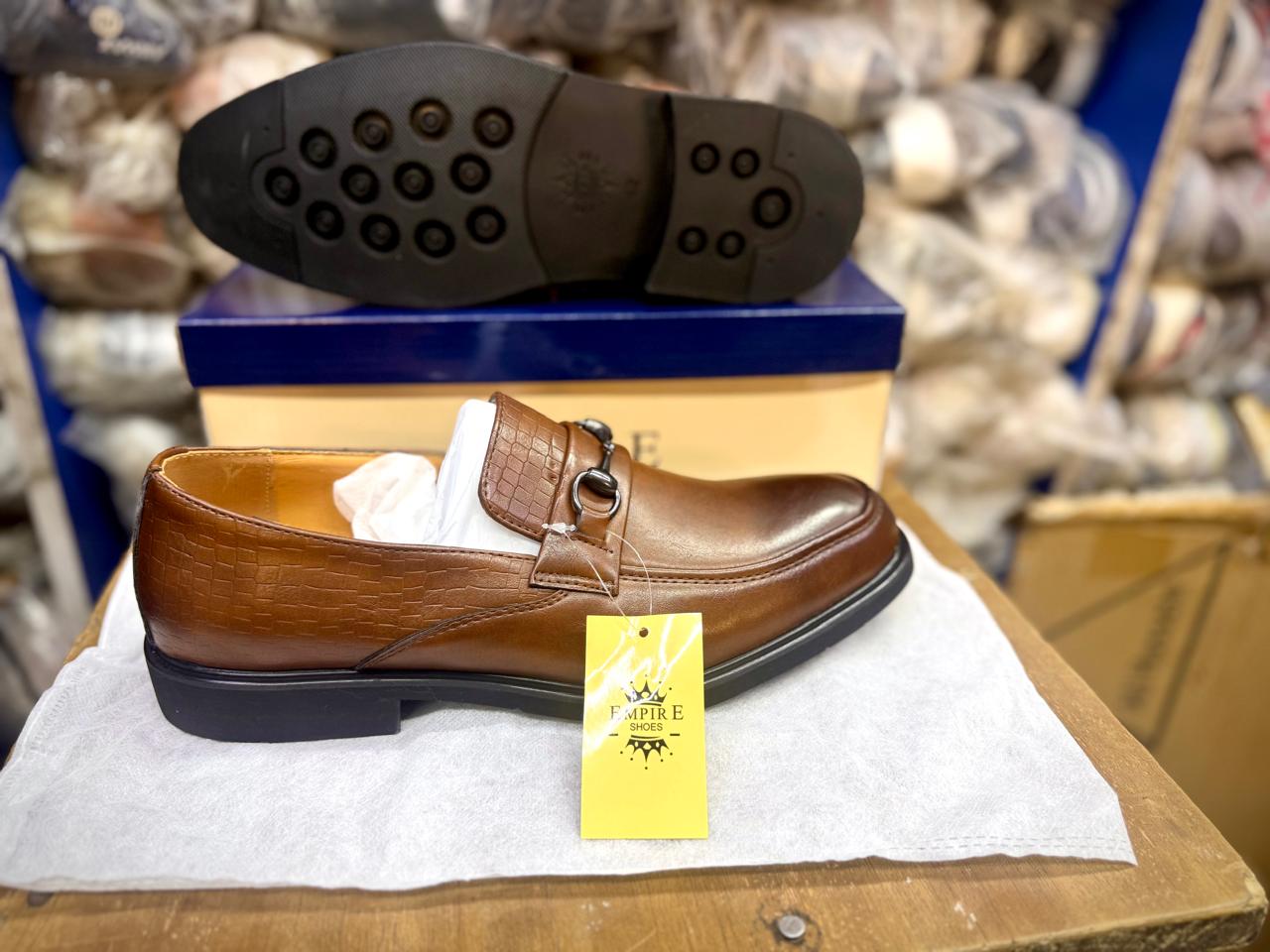 Empire mens official shoe brown