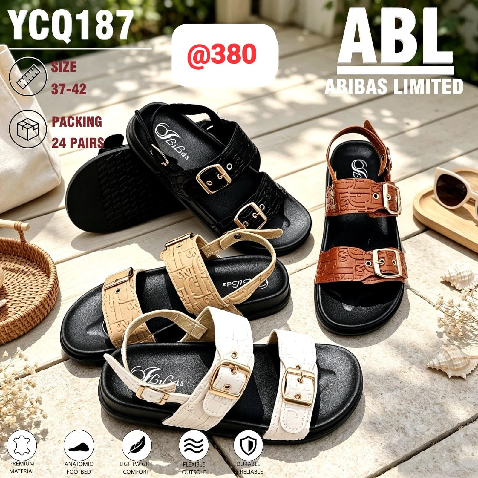 Abibas sandals