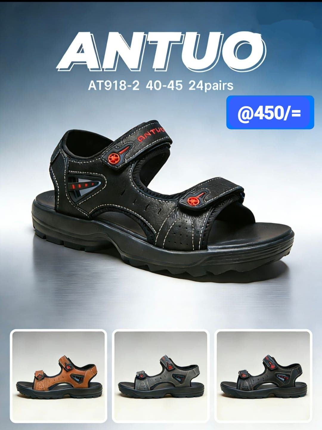 Antuo men open shoes
