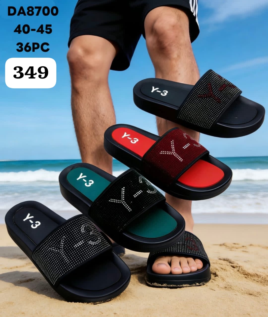 Y-3 mens slides